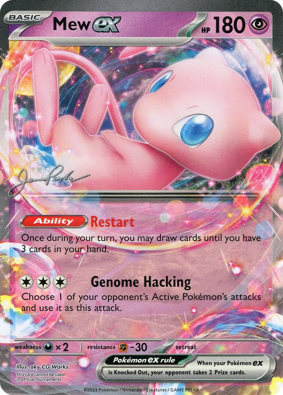 Mew ex 「WC_DECK_2024_THE_DON No. 006」「EN」